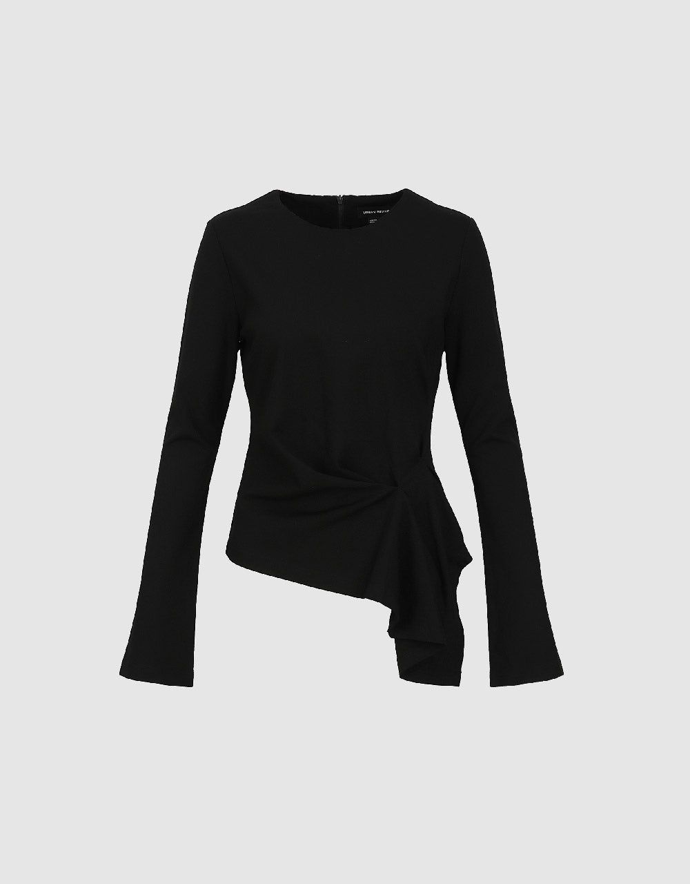 Crew Neck Straight T-Shirt sold by Urban Revivo product image thumbnail 2