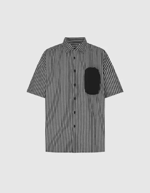 Striped Loose Shirt sold by Urban Revivo