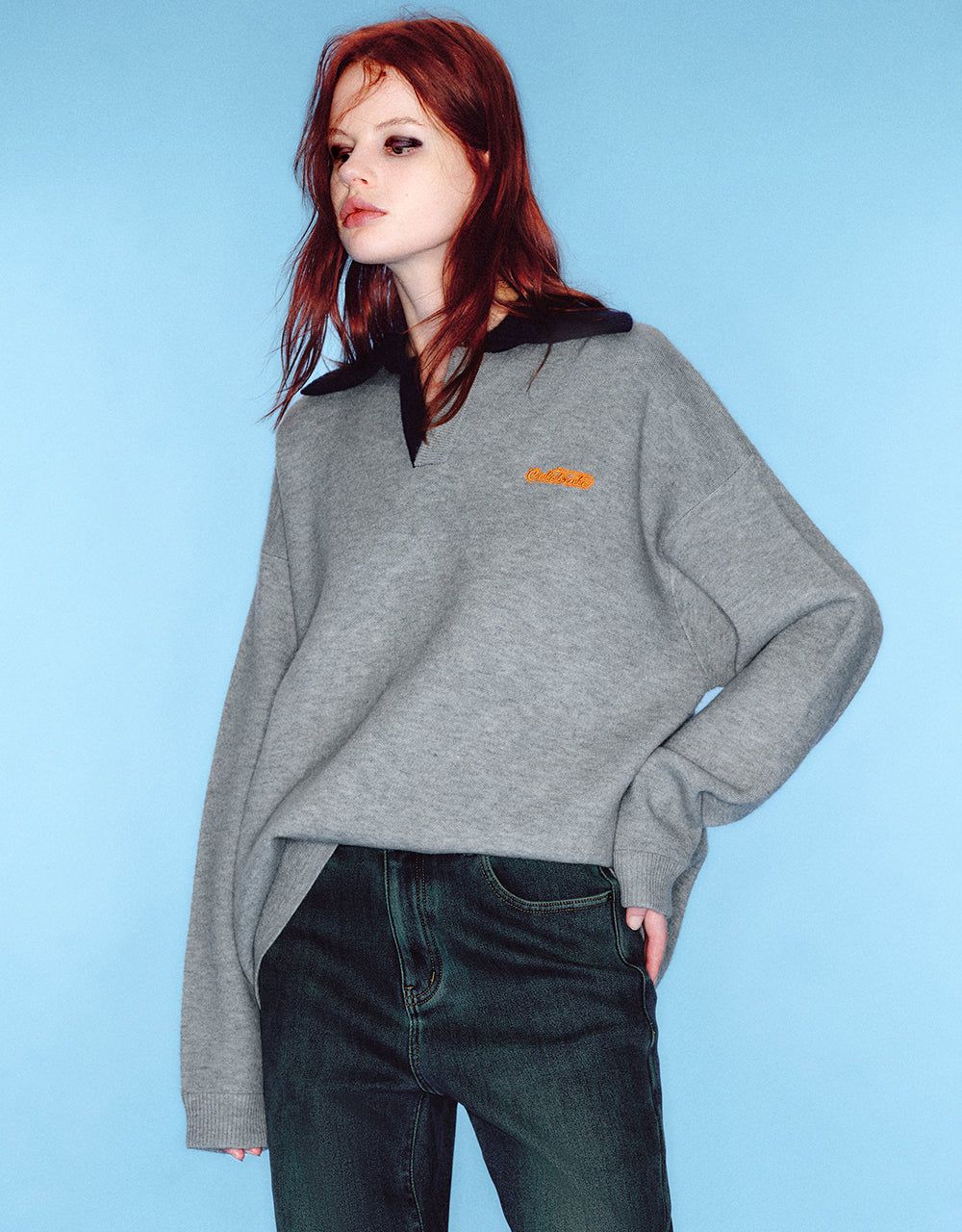 Drop Shoulder Sleeve Knitted T-Shirt sold by Urban Revivo