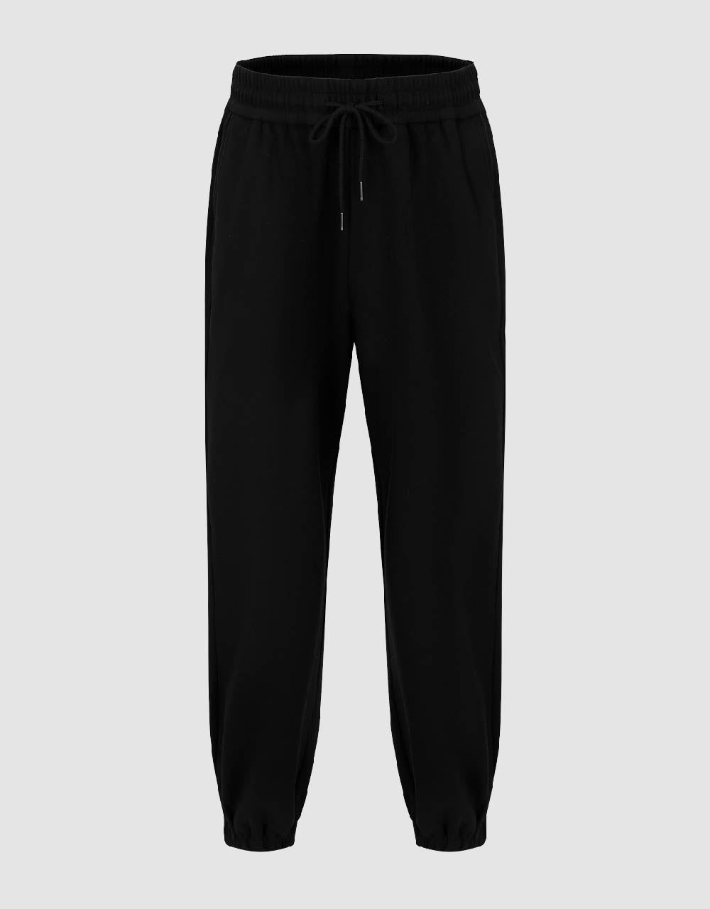 Drawstring Waist Jogger Pants sold by Urban Revivo