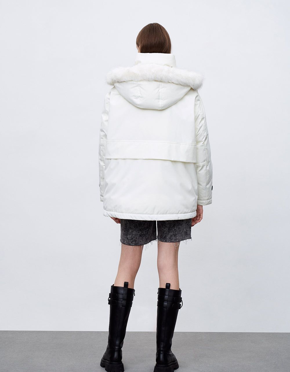 Stand Collar Down Jacket sold by Urban Revivo product image thumbnail 5