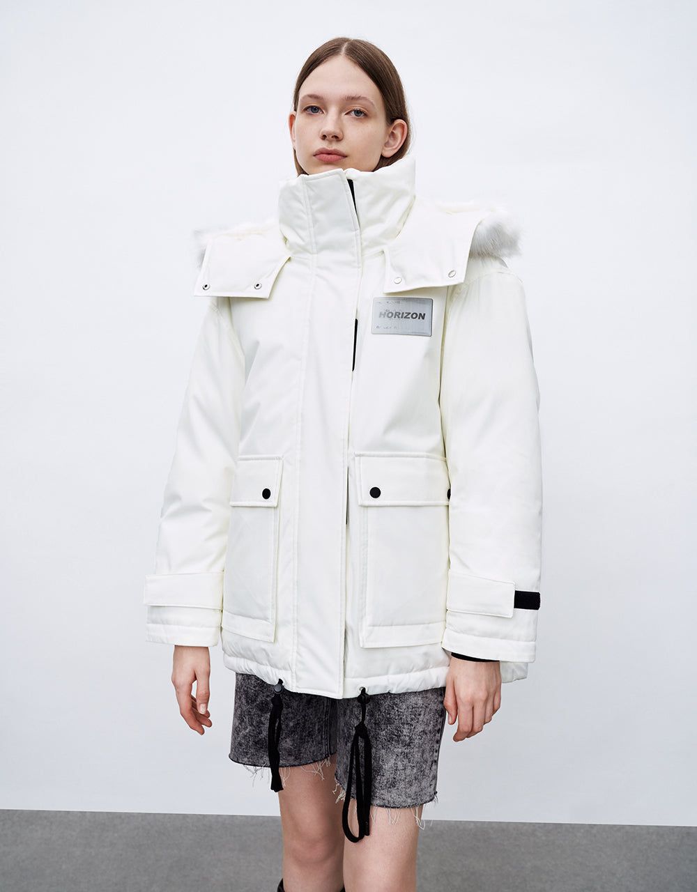 Stand Collar Down Jacket sold by Urban Revivo product image thumbnail 3