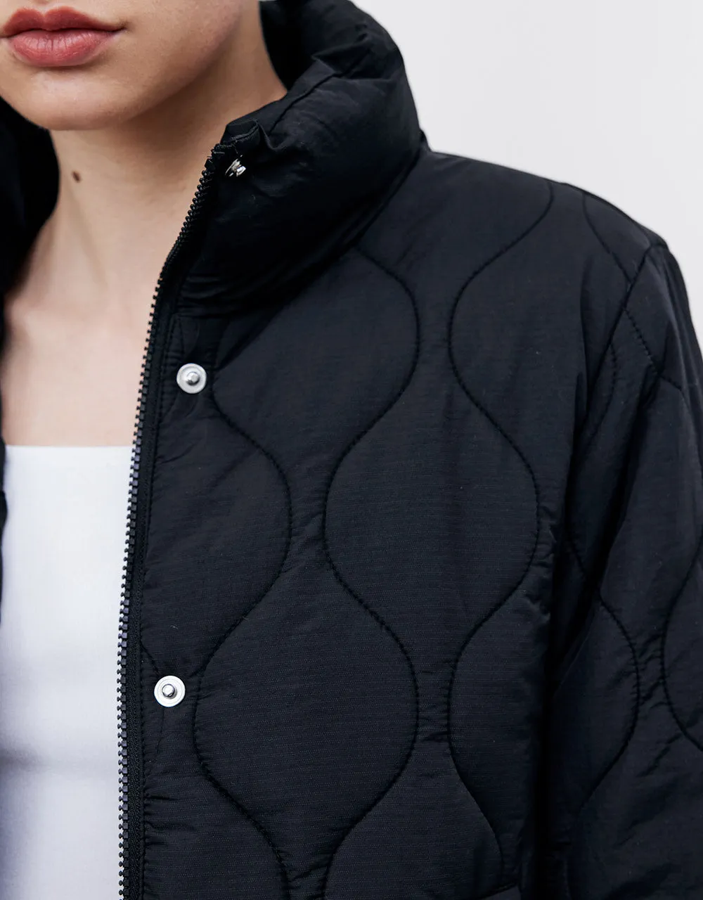 Quilted Puffer Jacket sold by Urban Revivo product image thumbnail 3