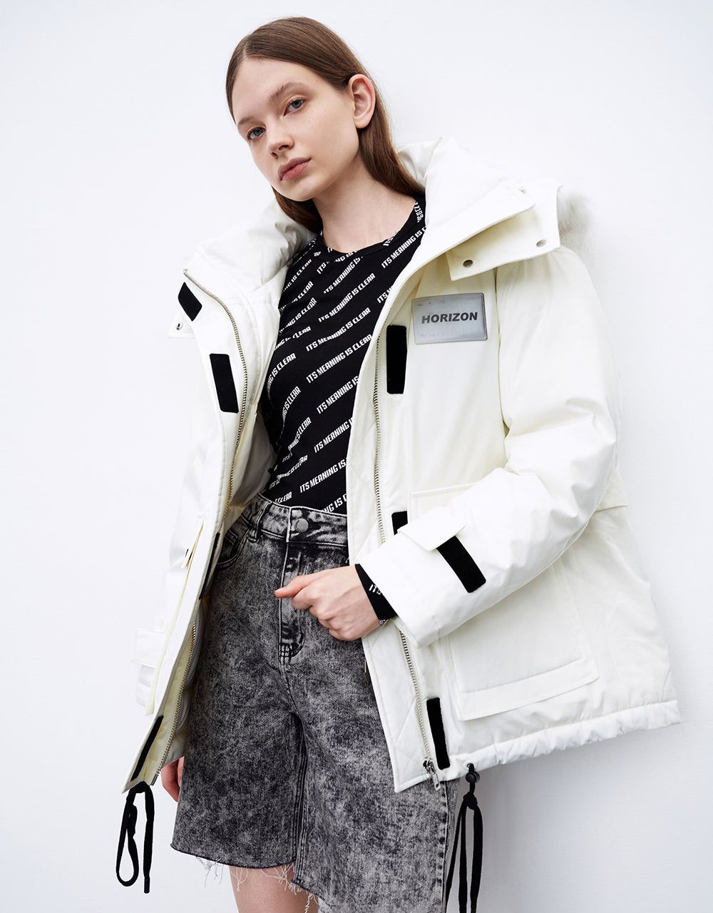 Stand Collar Down Jacket sold by Urban Revivo