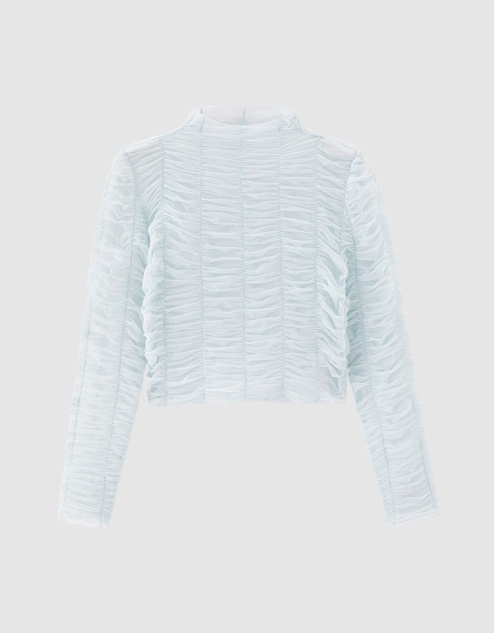 Ruched Tulle Top sold by Urban Revivo