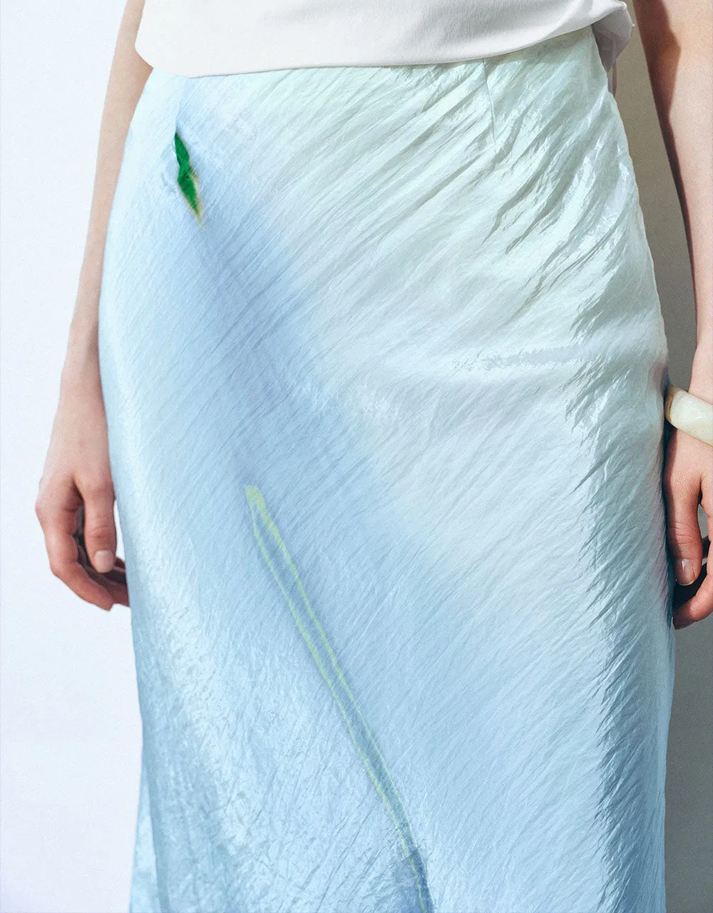 Printed Midi A-Line Skirt sold by Urban Revivo product image thumbnail 5