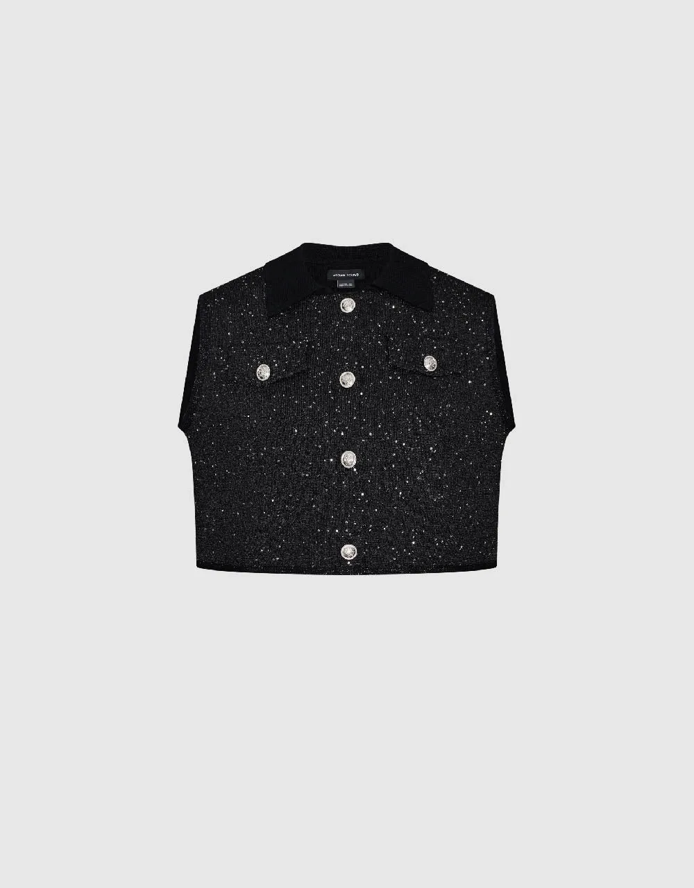 Crew Neck Knitted Waistcoat sold by Urban Revivo product image thumbnail 2