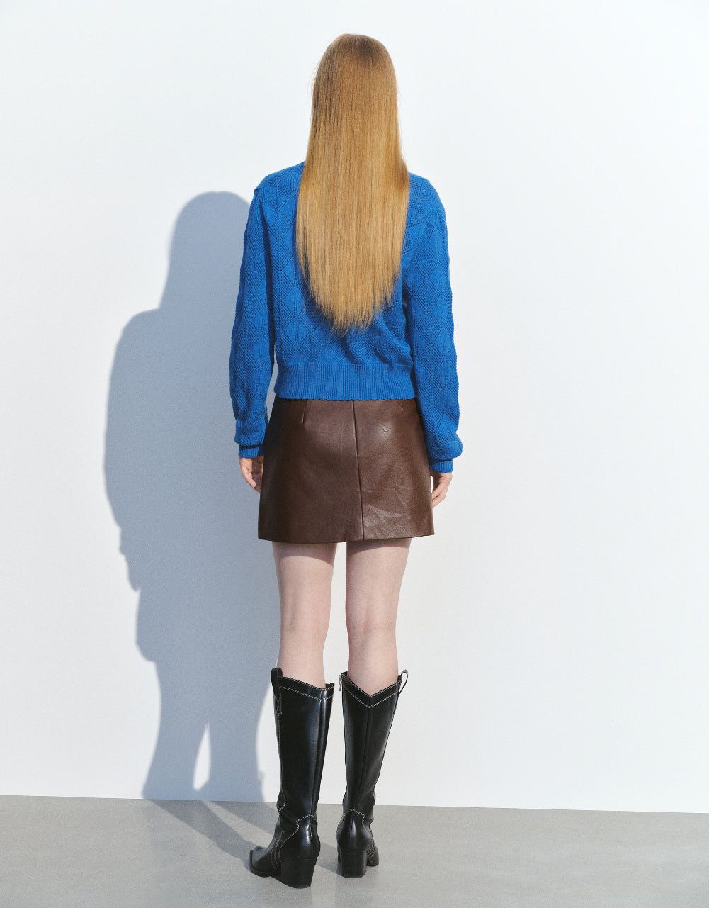 Flower Embroidered V-Neck Knitted Cardigan sold by Urban Revivo product image thumbnail 4