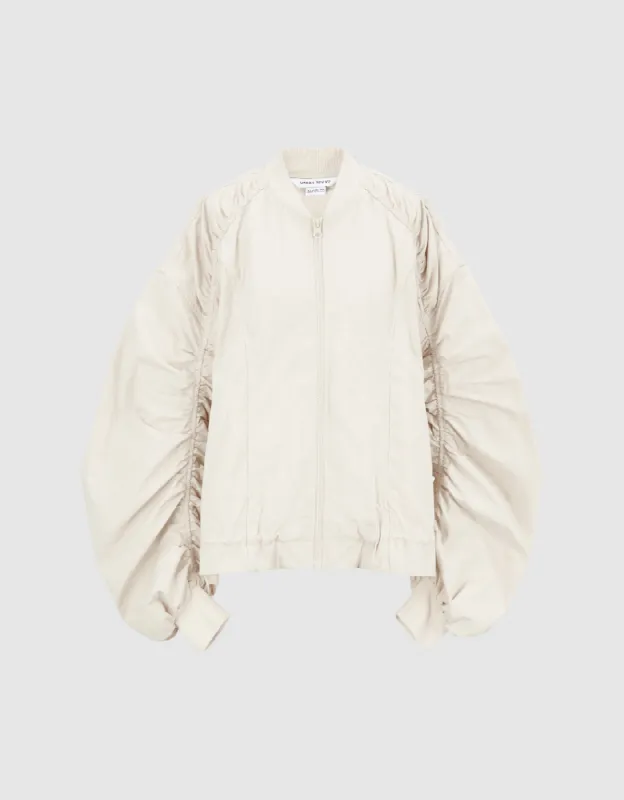 Zipper Front Oversized Jacket sold by Urban Revivo