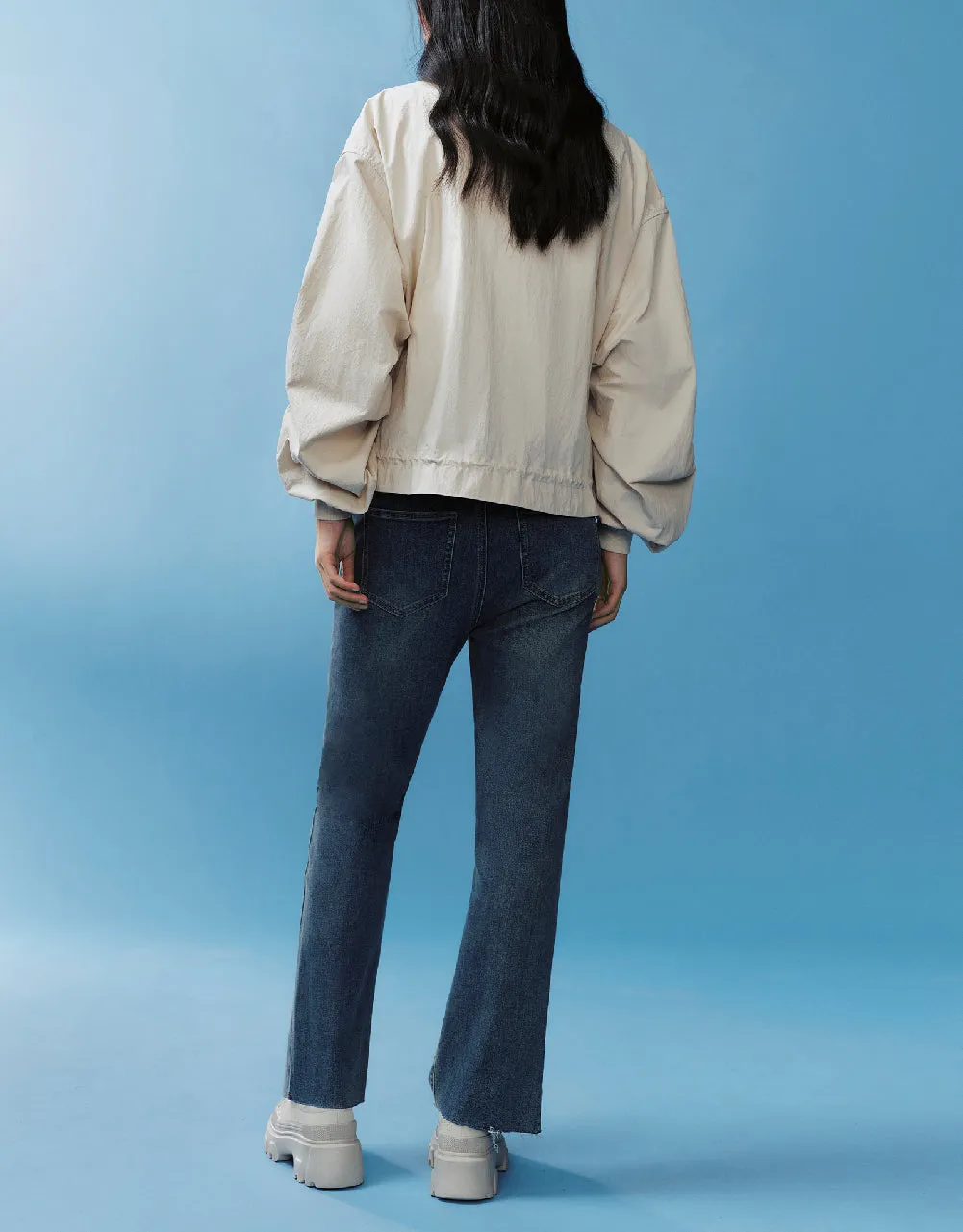 Zipper Front Oversized Jacket sold by Urban Revivo product image thumbnail 4