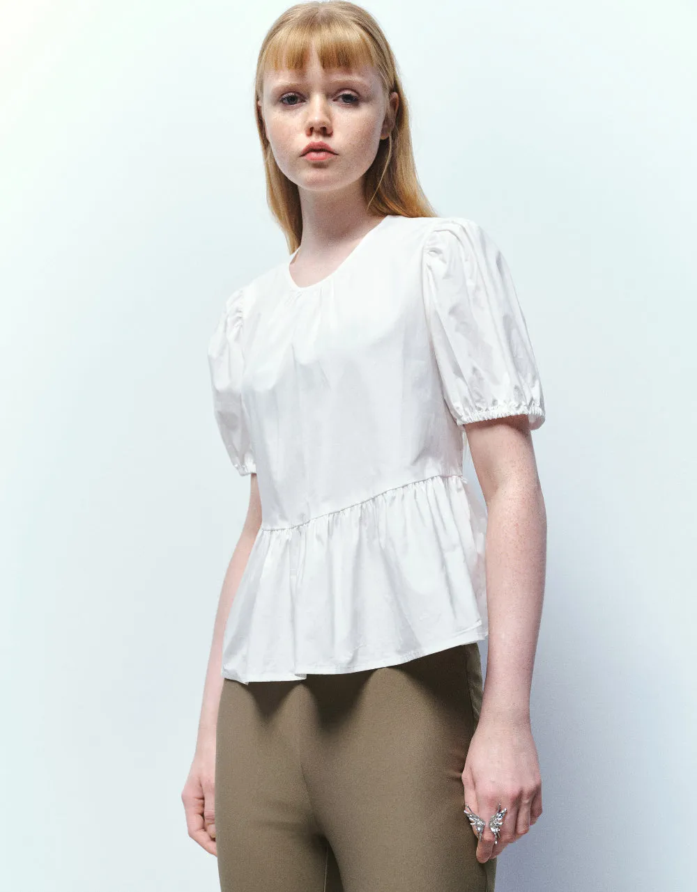 Crew Neck Overhead Shirt sold by Urban Revivo