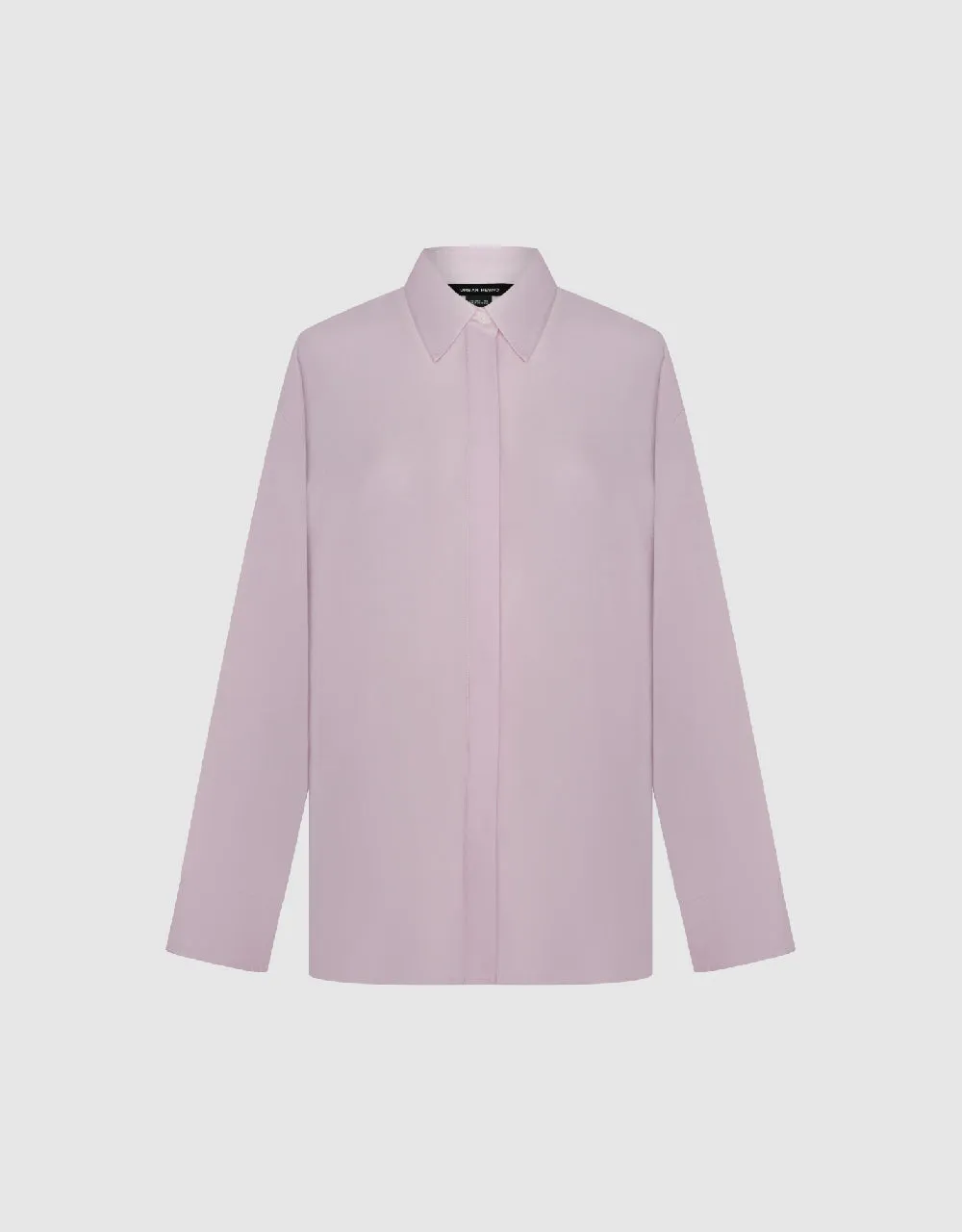 Button Up Straight Lapel Shirt sold by Urban Revivo product image thumbnail 2