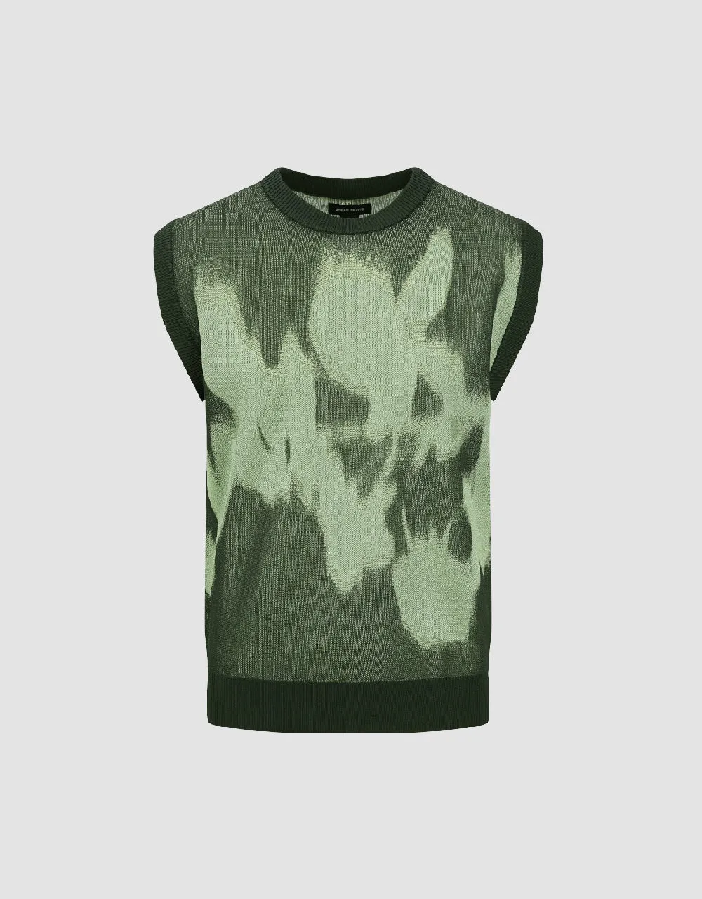 Crew Neck Knitted Vest sold by Urban Revivo product image thumbnail 2