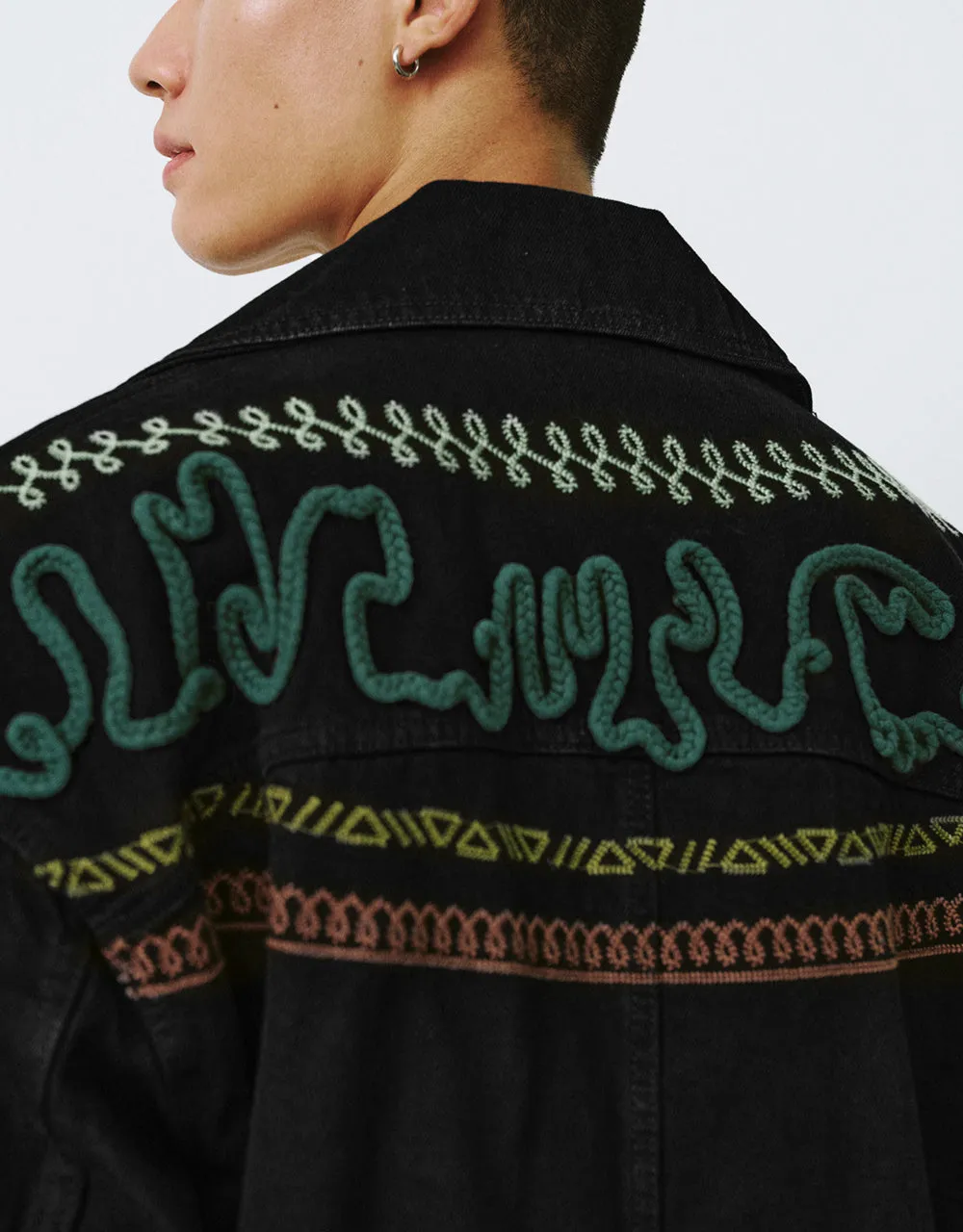 Raw Hem Denim Jacket sold by Urban Revivo product image thumbnail 5