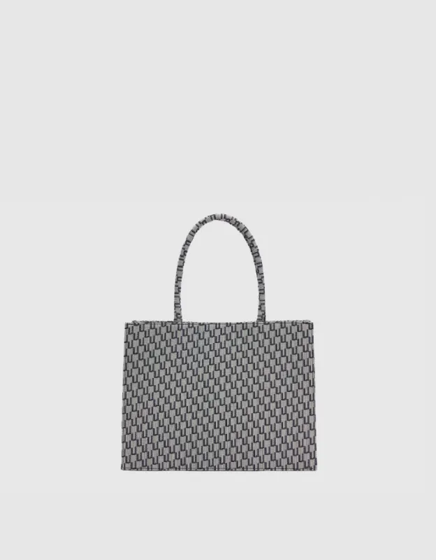 Geometric Print Tote Bag sold by Urban Revivo
