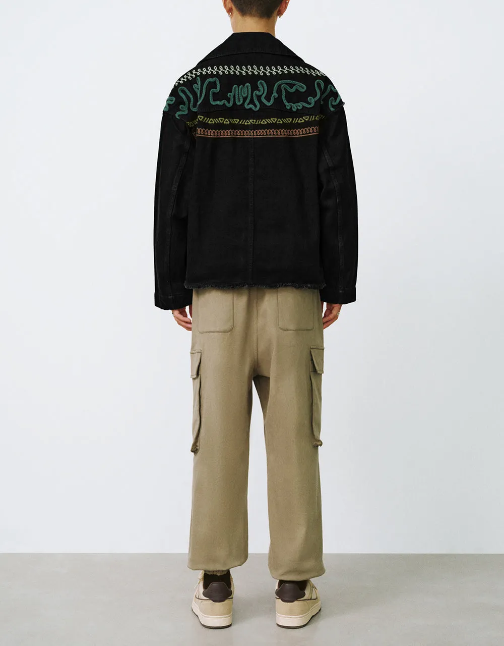 Raw Hem Denim Jacket sold by Urban Revivo product image thumbnail 4