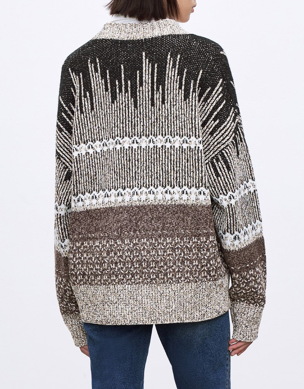 Jacquard Button Up Cardigan sold by Urban Revivo product image thumbnail 5