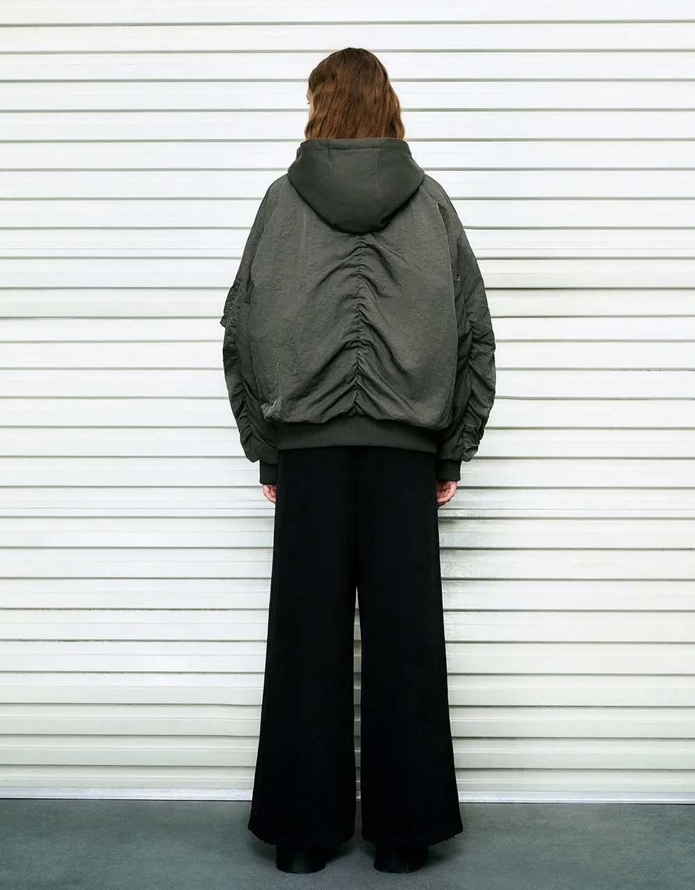 Zipper Front Oversized Padded Coat sold by Urban Revivo product image thumbnail 4