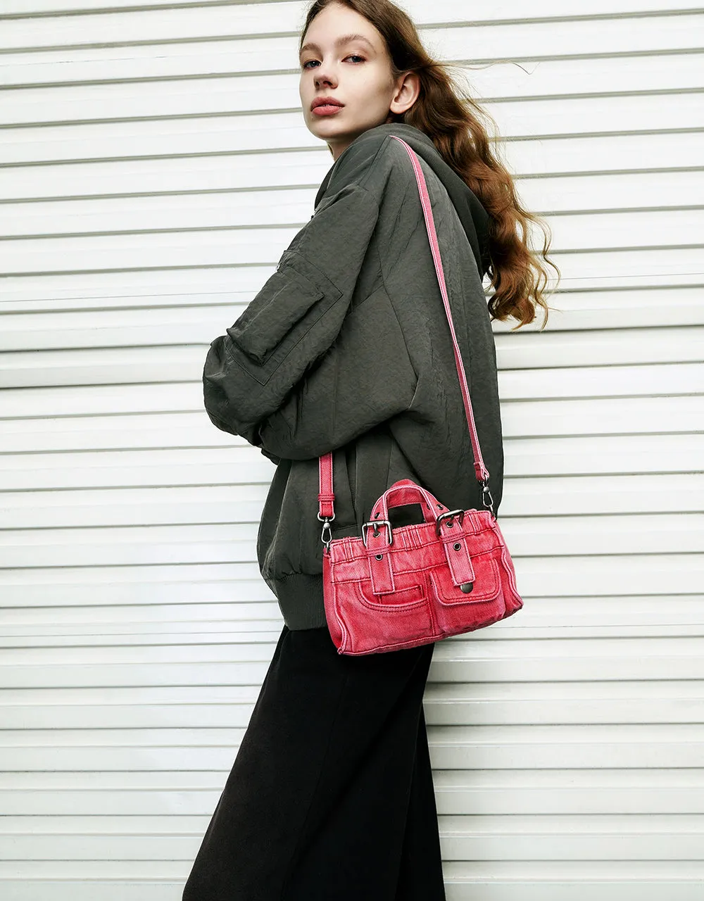 Zipper Front Oversized Padded Coat sold by Urban Revivo product image thumbnail 3