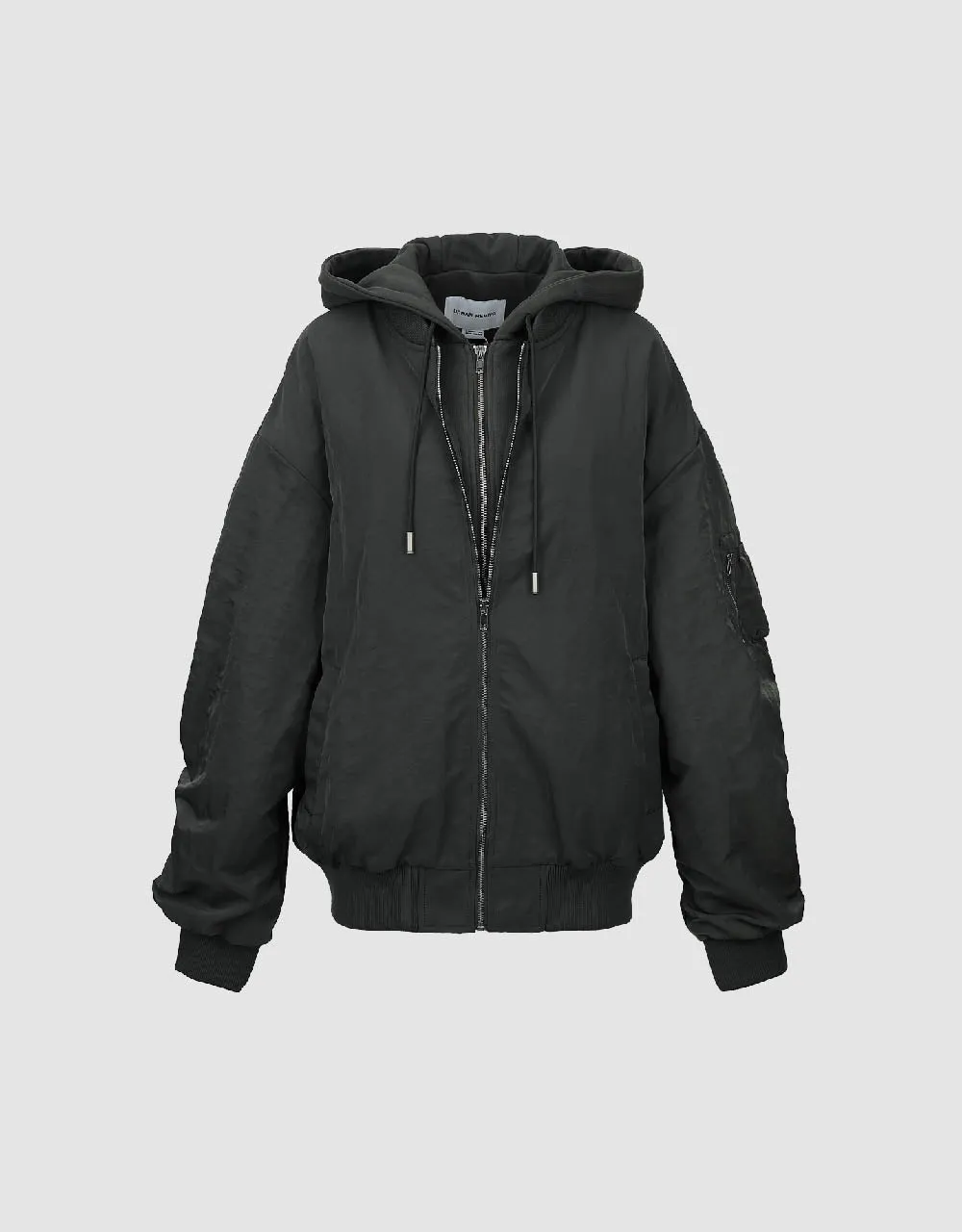 Zipper Front Oversized Padded Coat sold by Urban Revivo product image thumbnail 2