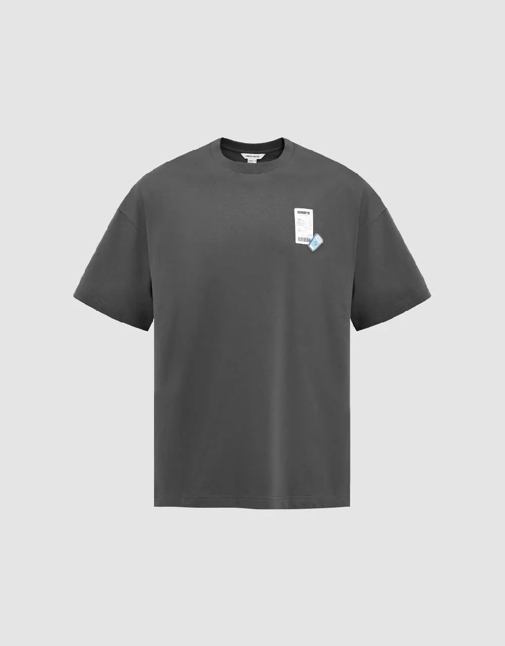 Crew Neck Loose T-Shirt sold by Urban Revivo