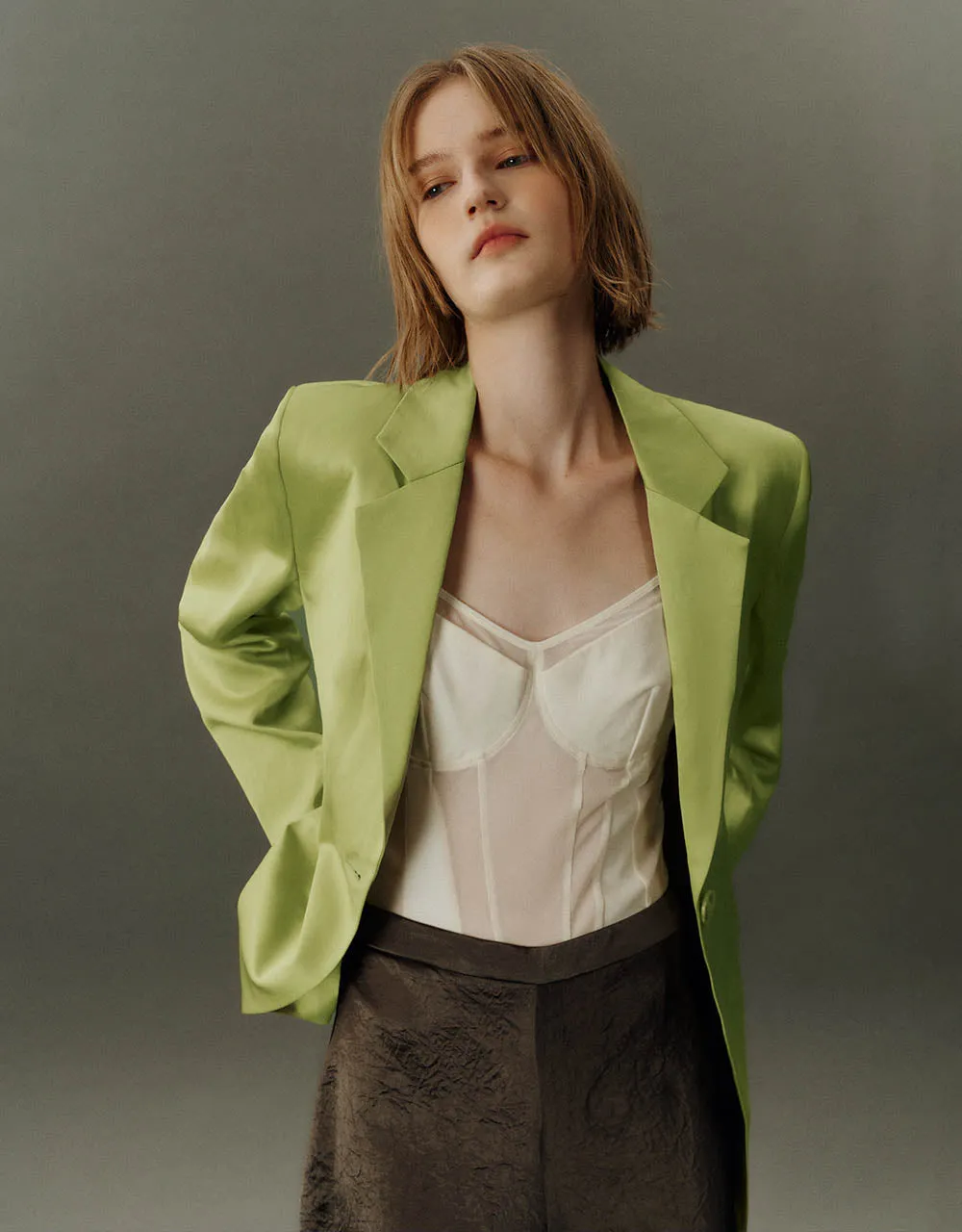 Tailored Skater Blazer sold by Urban Revivo product image thumbnail 3
