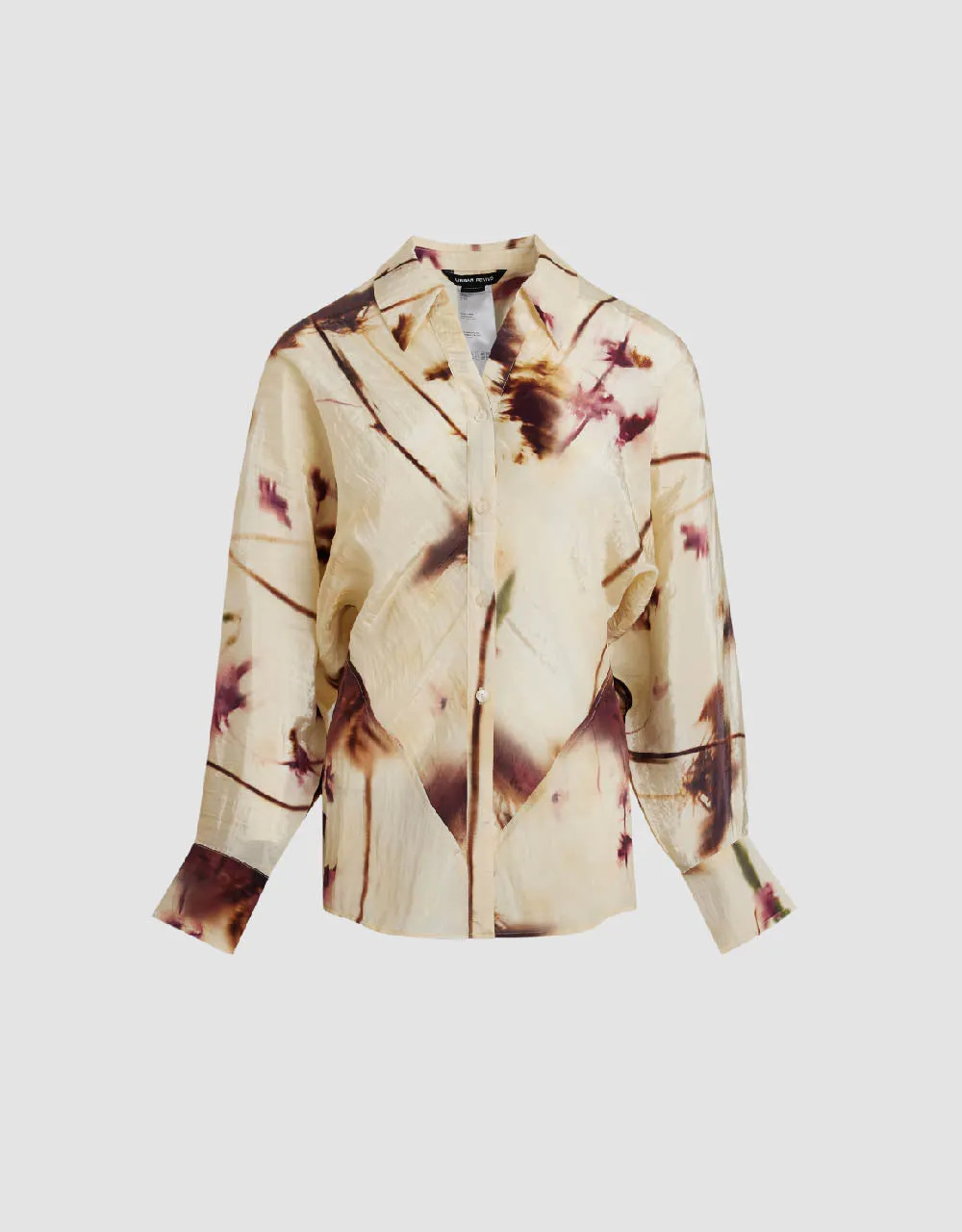 Printed Dolman Sleeve Skater Shirt sold by Urban Revivo product image thumbnail 2