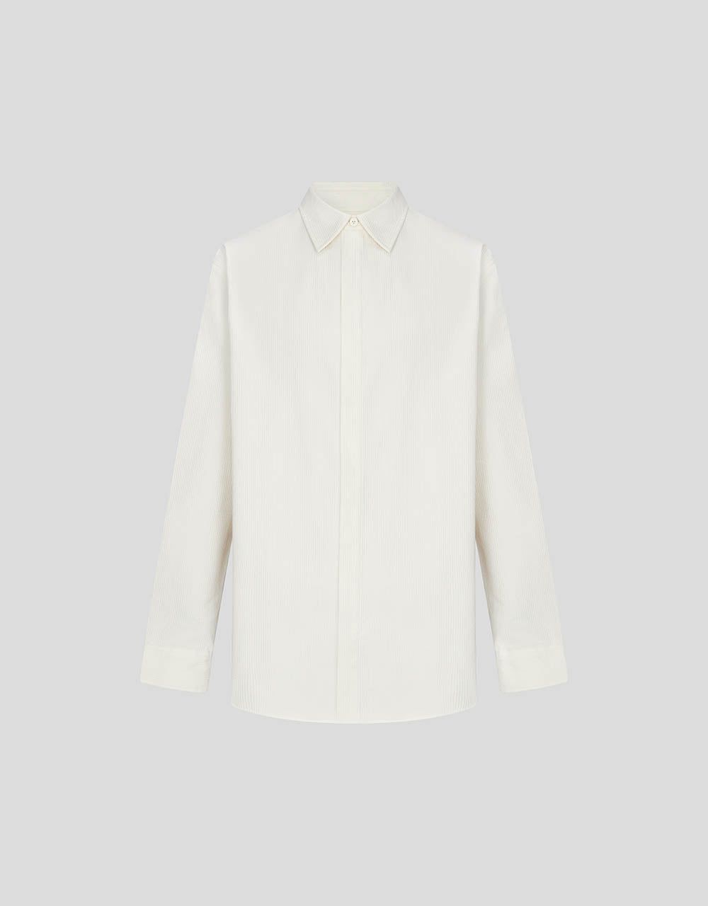 Button Up Straight Loose Shirt sold by Urban Revivo