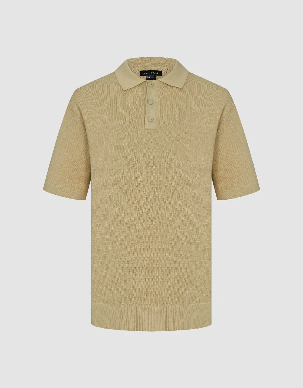 Knitted Polo T-Shirt sold by Urban Revivo product image thumbnail 2
