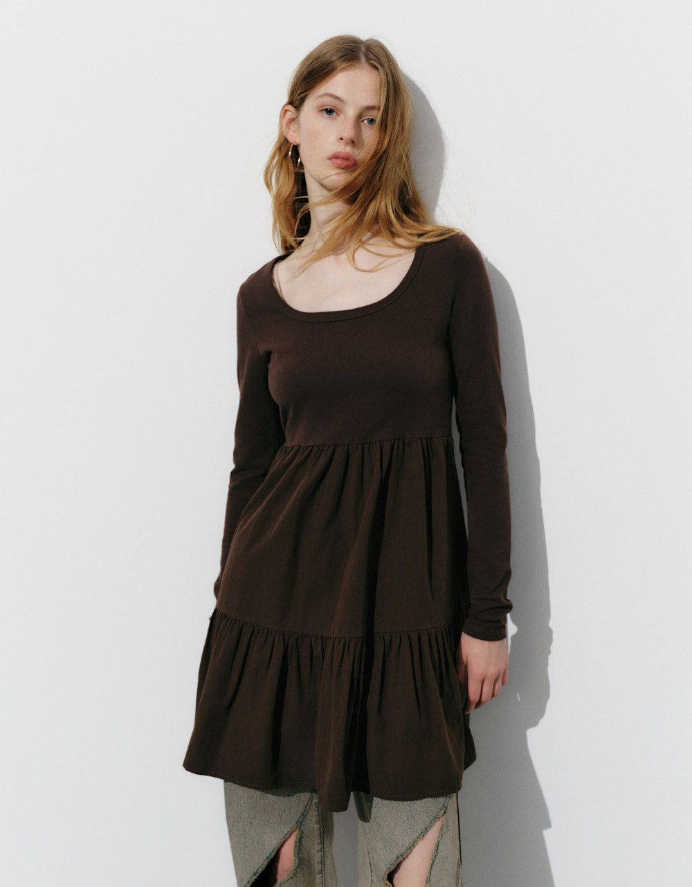 Knitted A-Line Dress sold by Urban Revivo