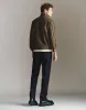Stand Collar Woolen Jacket sold by Urban Revivo