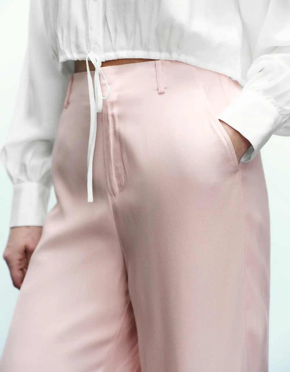Loose Wide-Leg Pants sold by Urban Revivo product image thumbnail 5