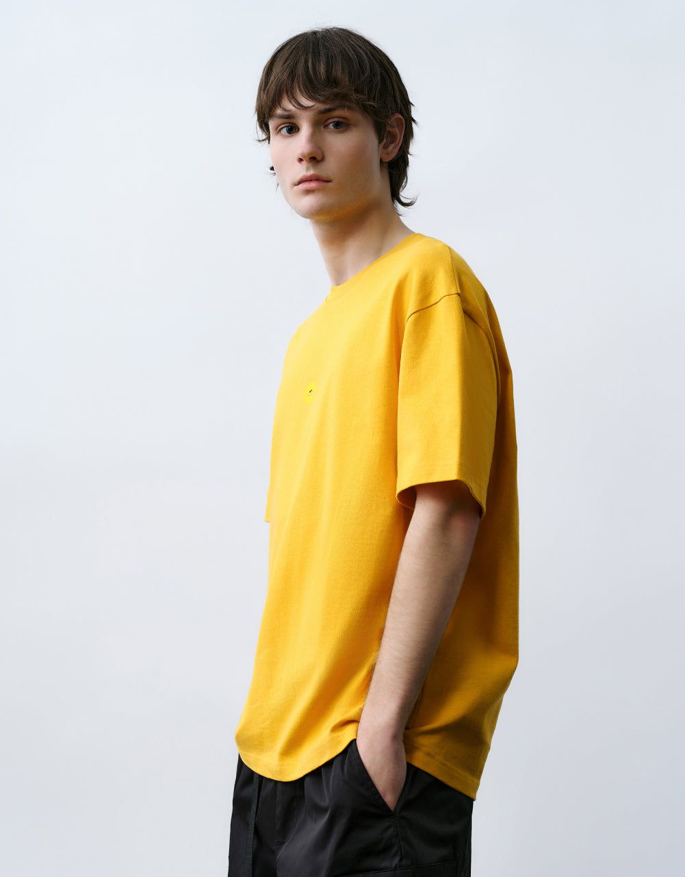 Smiley Detail Crew Neck T-Shirt sold by Urban Revivo product image thumbnail 2