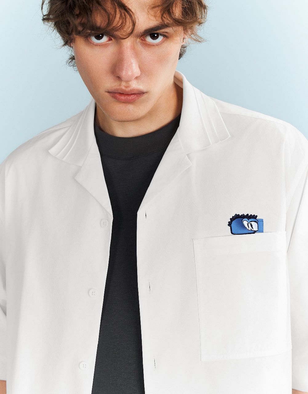 Button Up Loose Shirt sold by Urban Revivo product image thumbnail 5