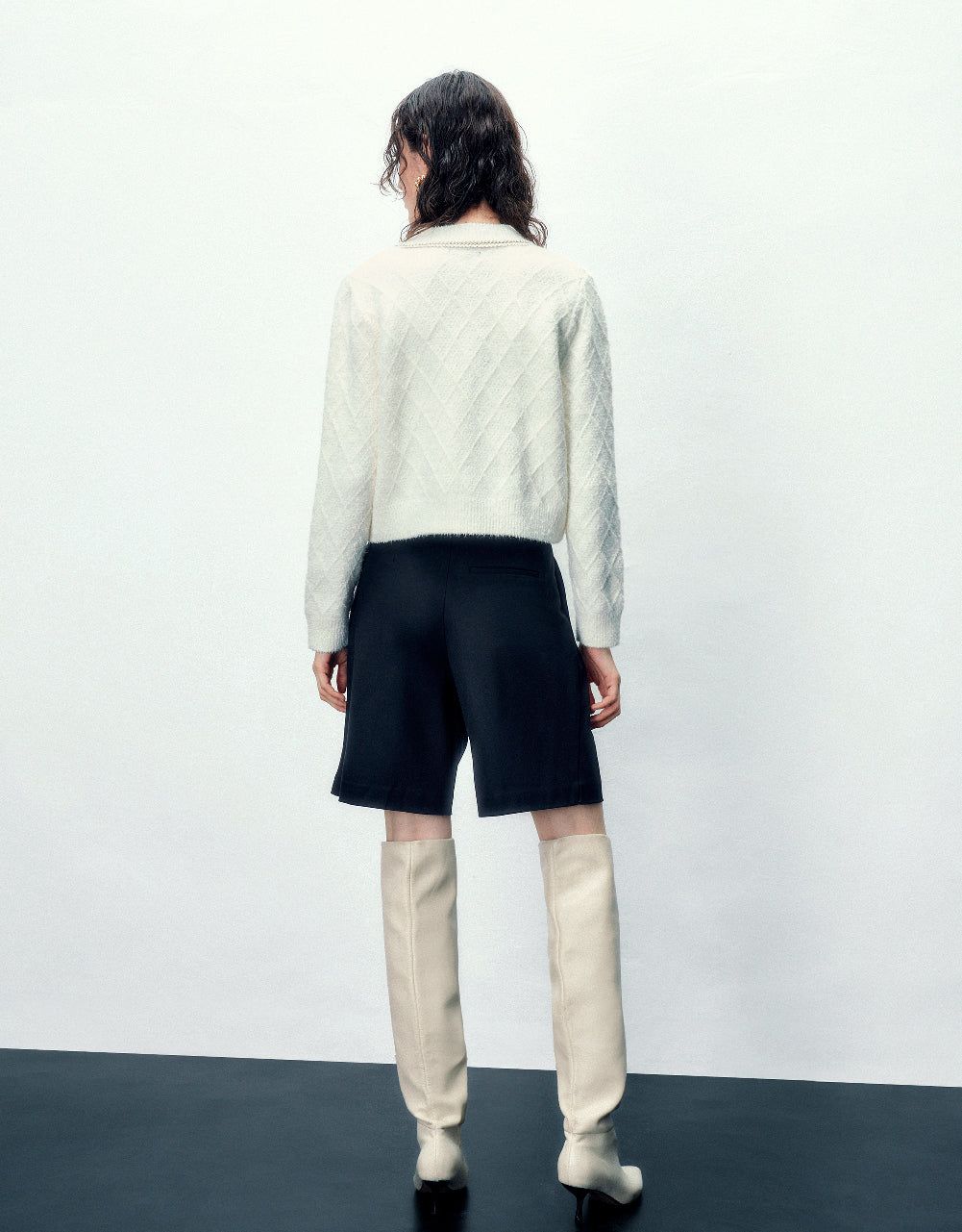 Crew Neck Knitted Cardigan sold by Urban Revivo product image thumbnail 4