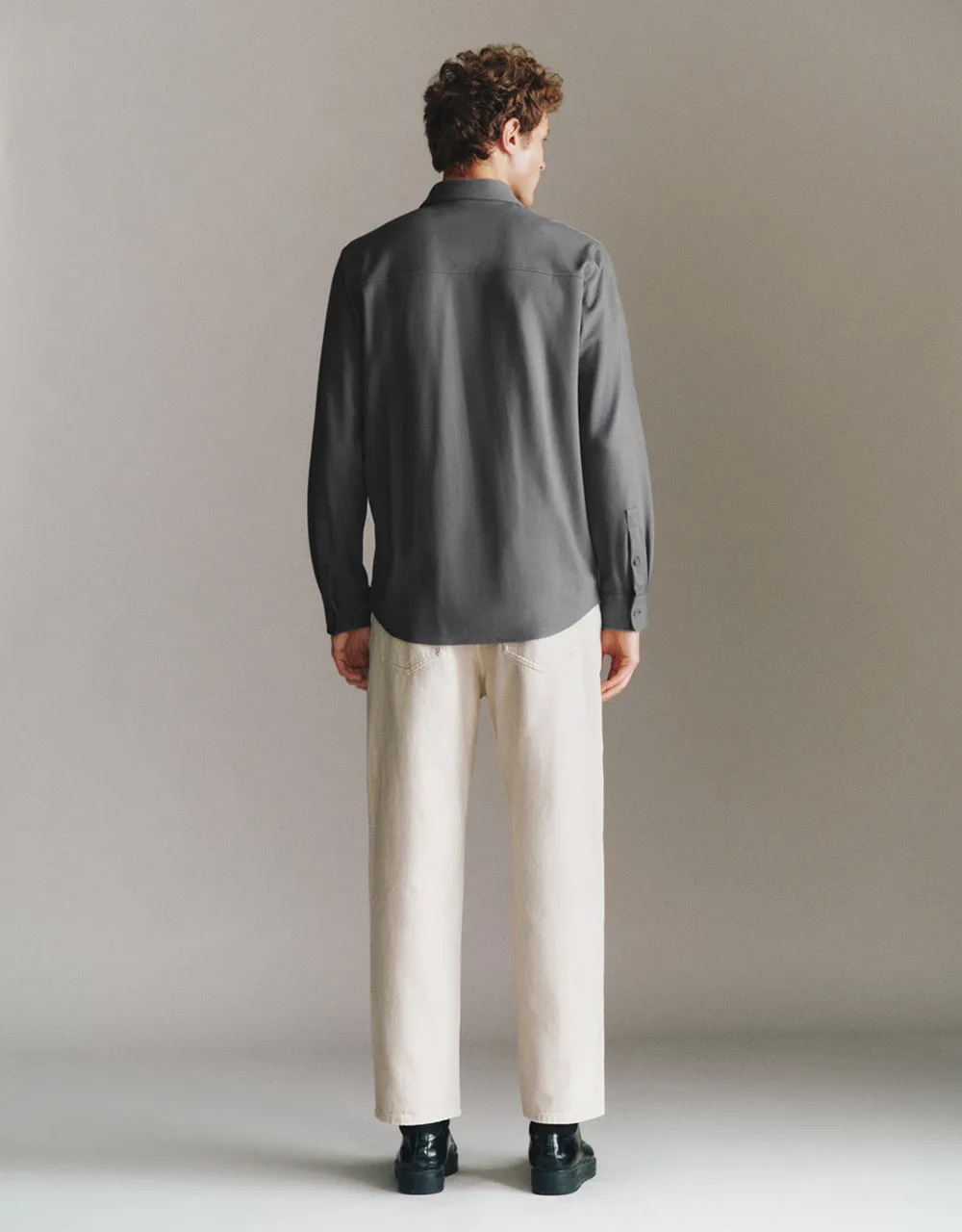 Button Up Loose Shirt sold by Urban Revivo product image thumbnail 3