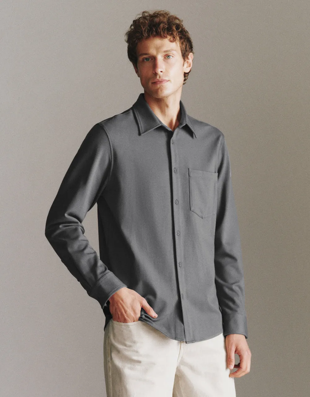 Button Up Loose Shirt sold by Urban Revivo
