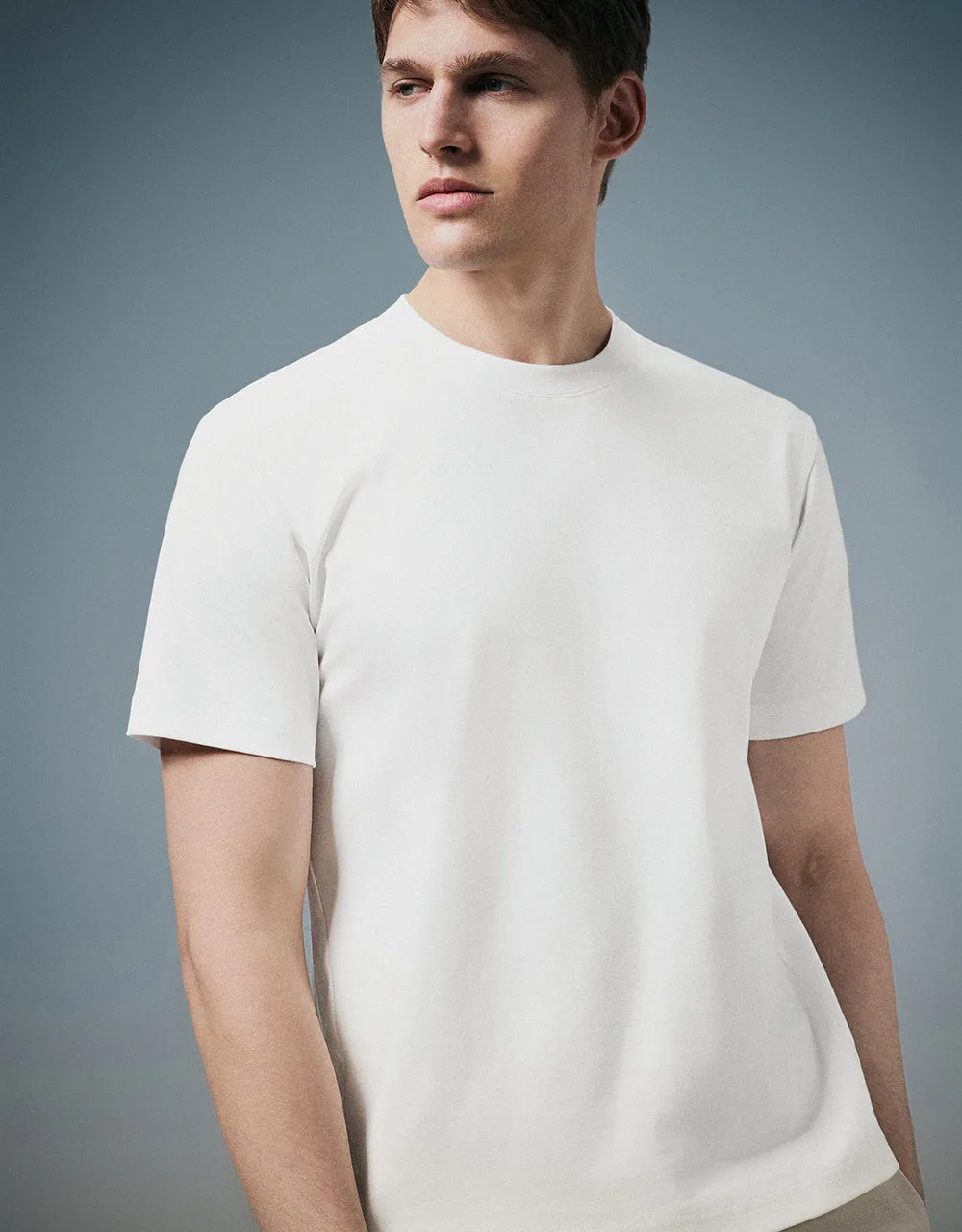 Crew Neck Loose T-Shirt sold by Urban Revivo product image thumbnail 3