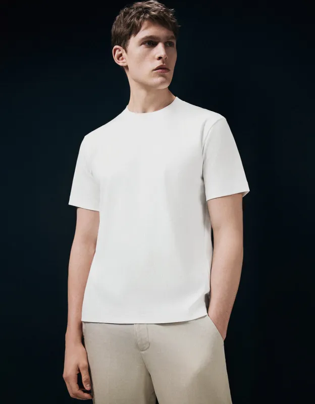Crew Neck Loose T-Shirt sold by Urban Revivo