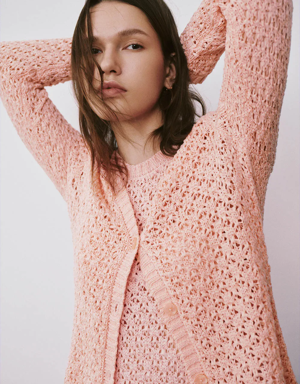 V-Neck Knitted Cardigan sold by Urban Revivo product image thumbnail 4