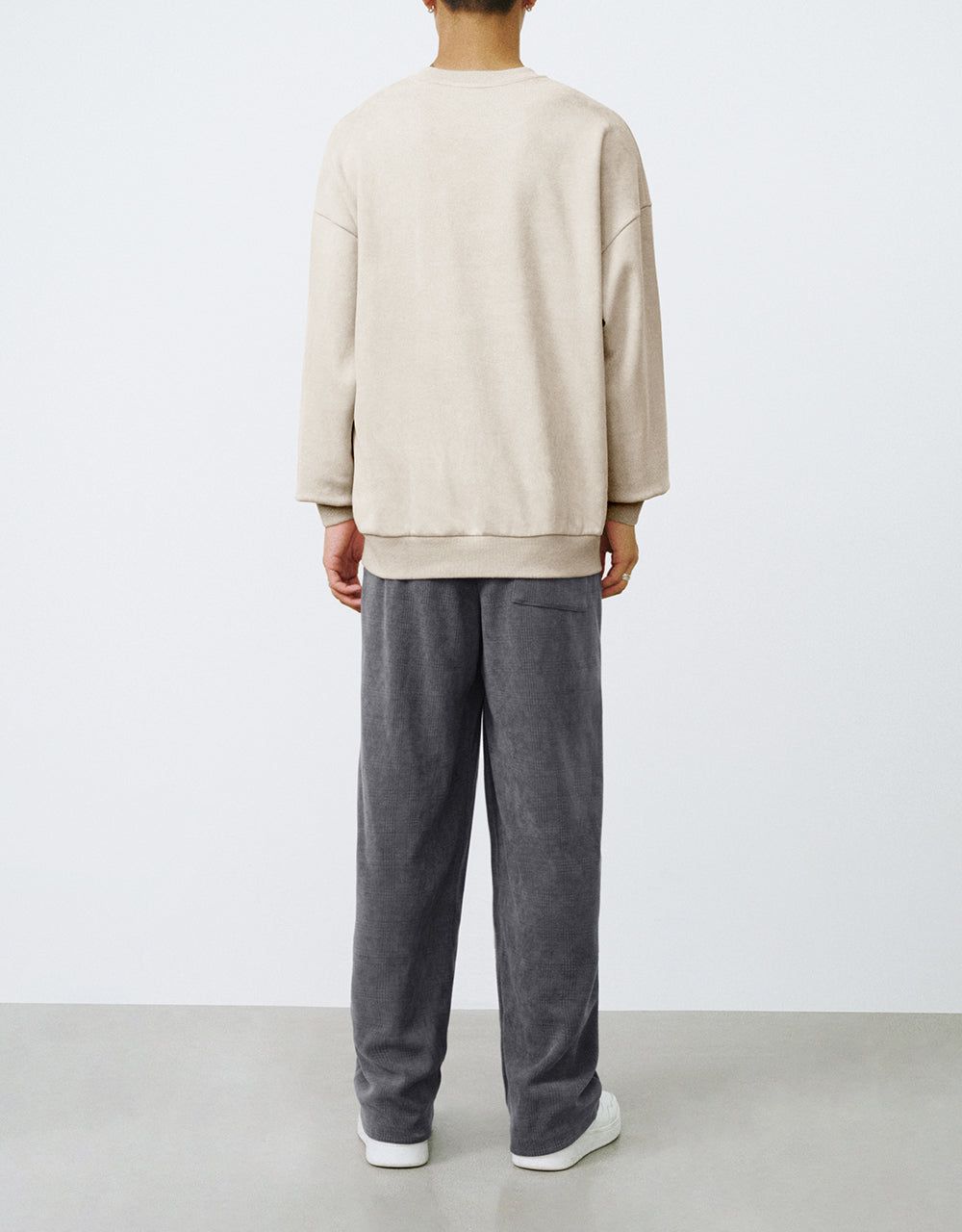 Elastic Waist Straight Pants sold by Urban Revivo product image thumbnail 5