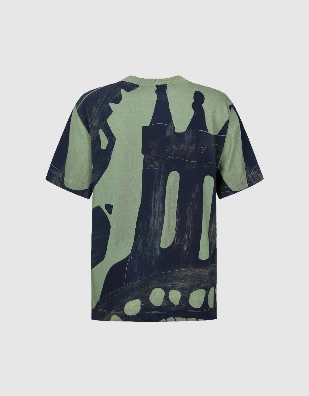 Printed Crew Neck Loose T-Shirt sold by Urban Revivo product image thumbnail 5