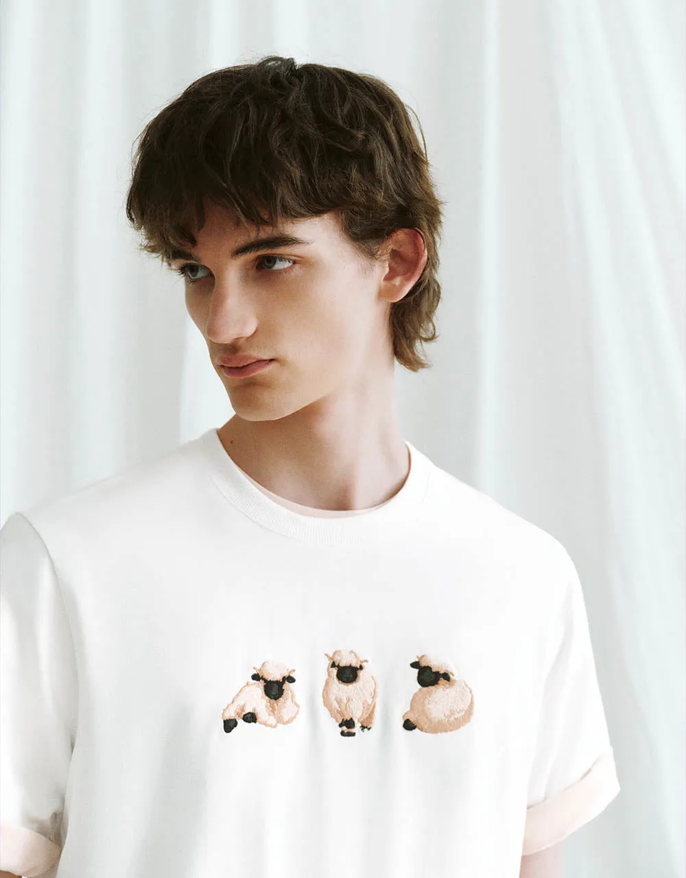 Animals Embossed Crew Neck T-Shirt sold by Urban Revivo product image thumbnail 4