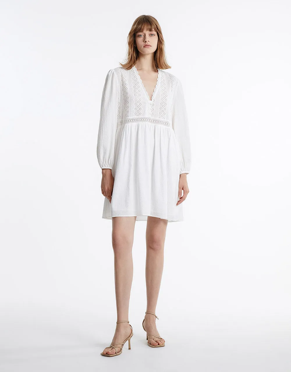 Puff Sleeve Mini Dress sold by Urban Revivo product image thumbnail 5