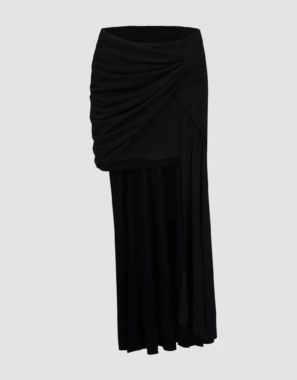 Ruched Midi Straight Skirt sold by Urban Revivo