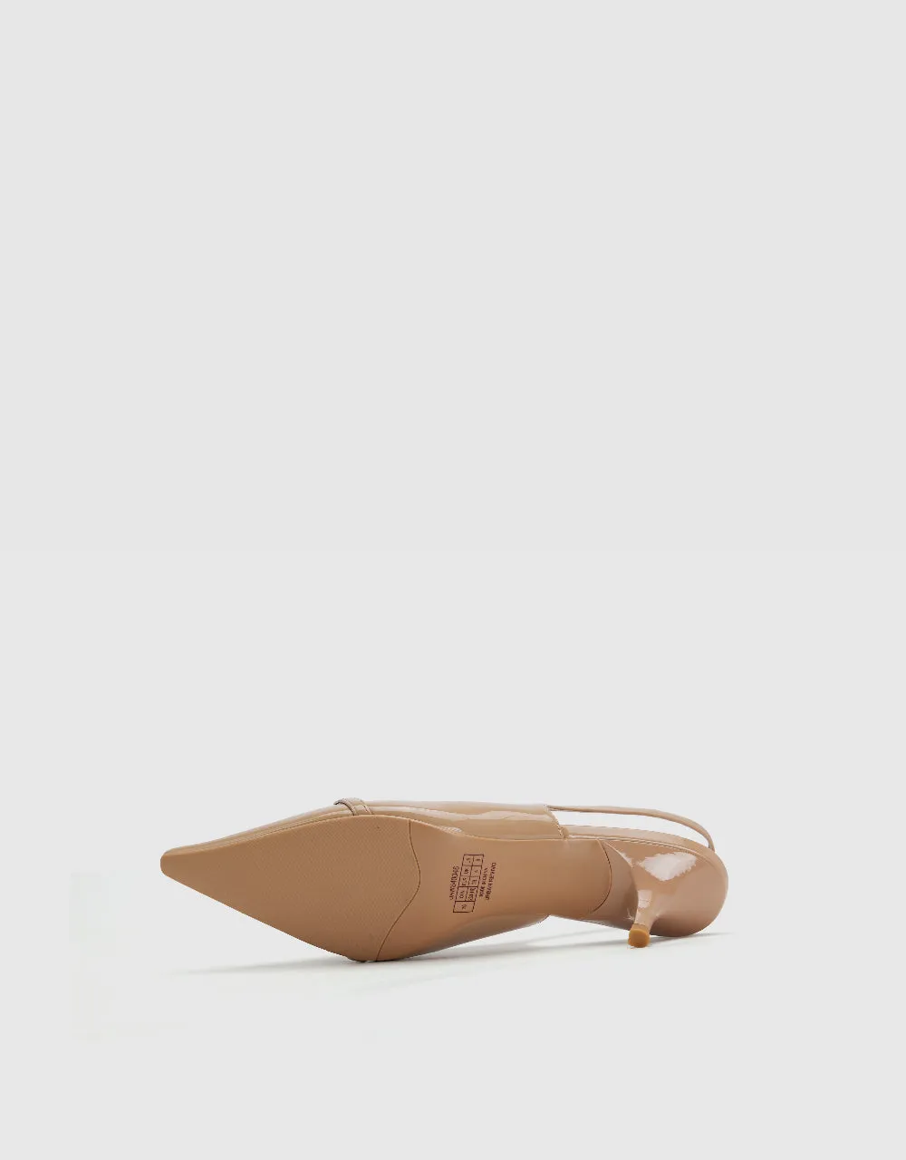 Vegan Leather Pointed Toe Slingbacks sold by Urban Revivo product image thumbnail 4