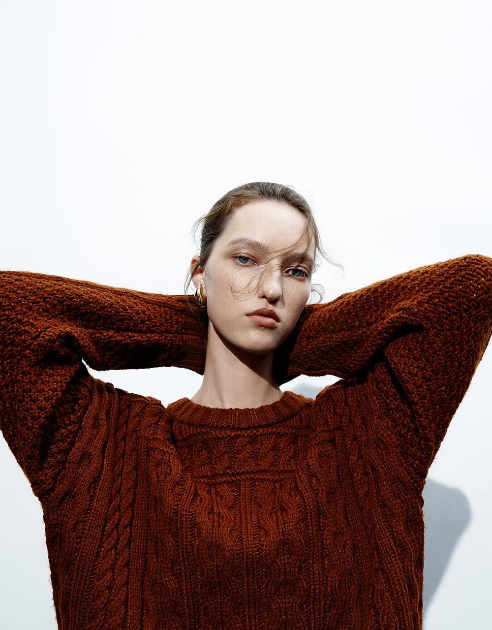 Crew Neck Loose Sweater sold by Urban Revivo product image thumbnail 5