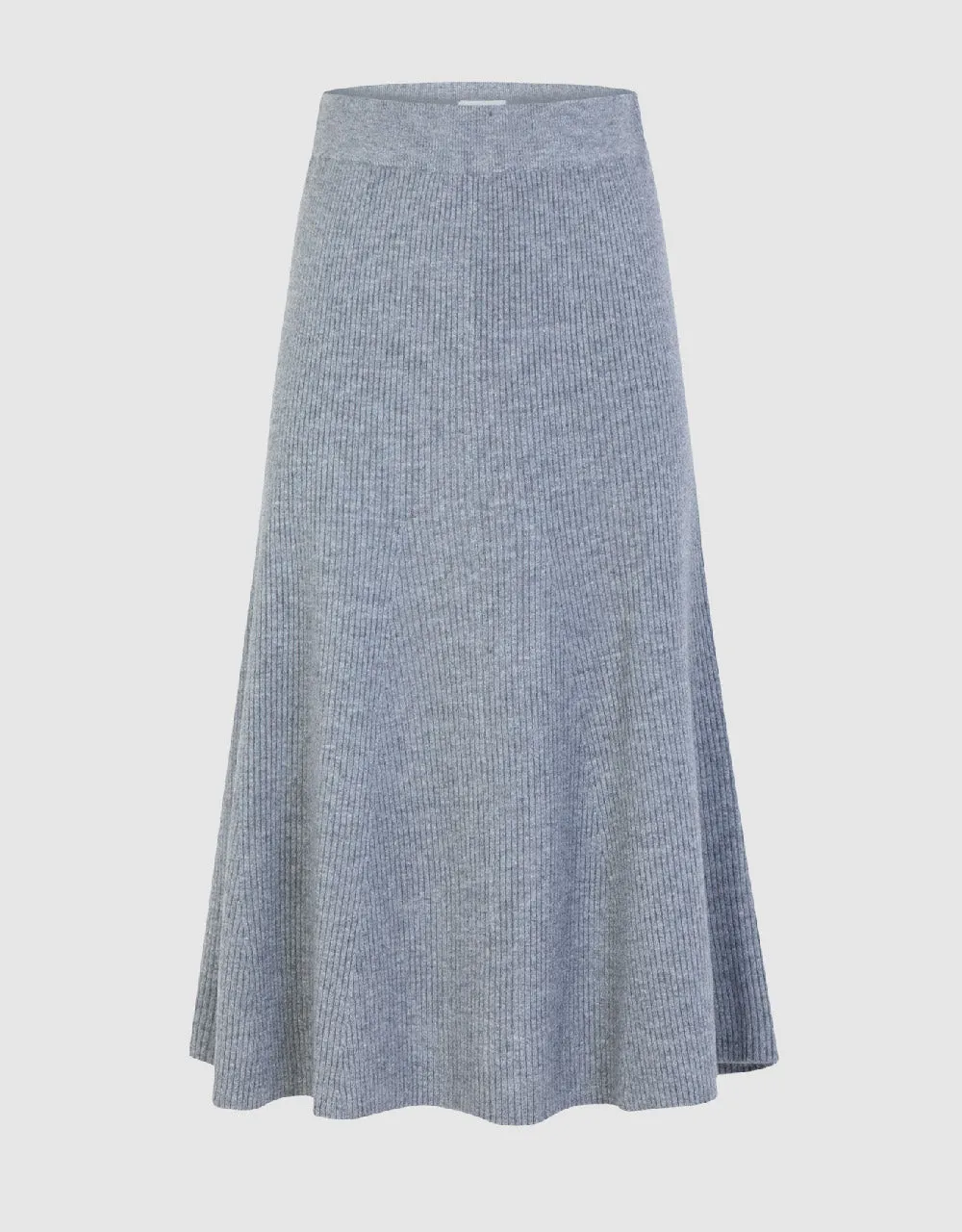 Midi A-Line Knitted Skirt sold by Urban Revivo