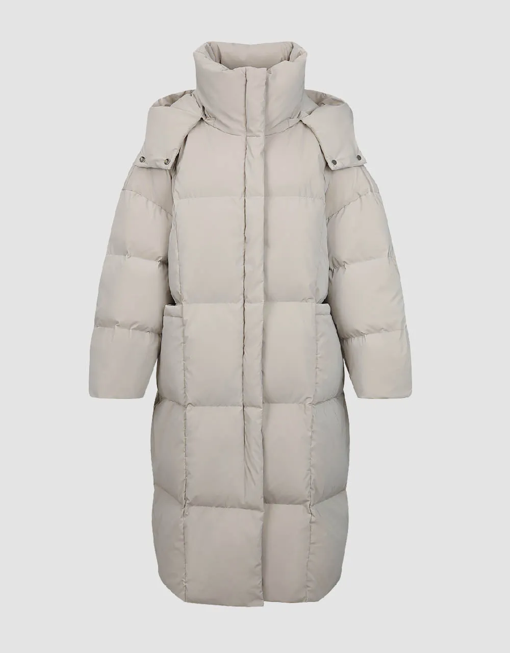 Stand Collar Puffer Jacket sold by Urban Revivo product image thumbnail 2