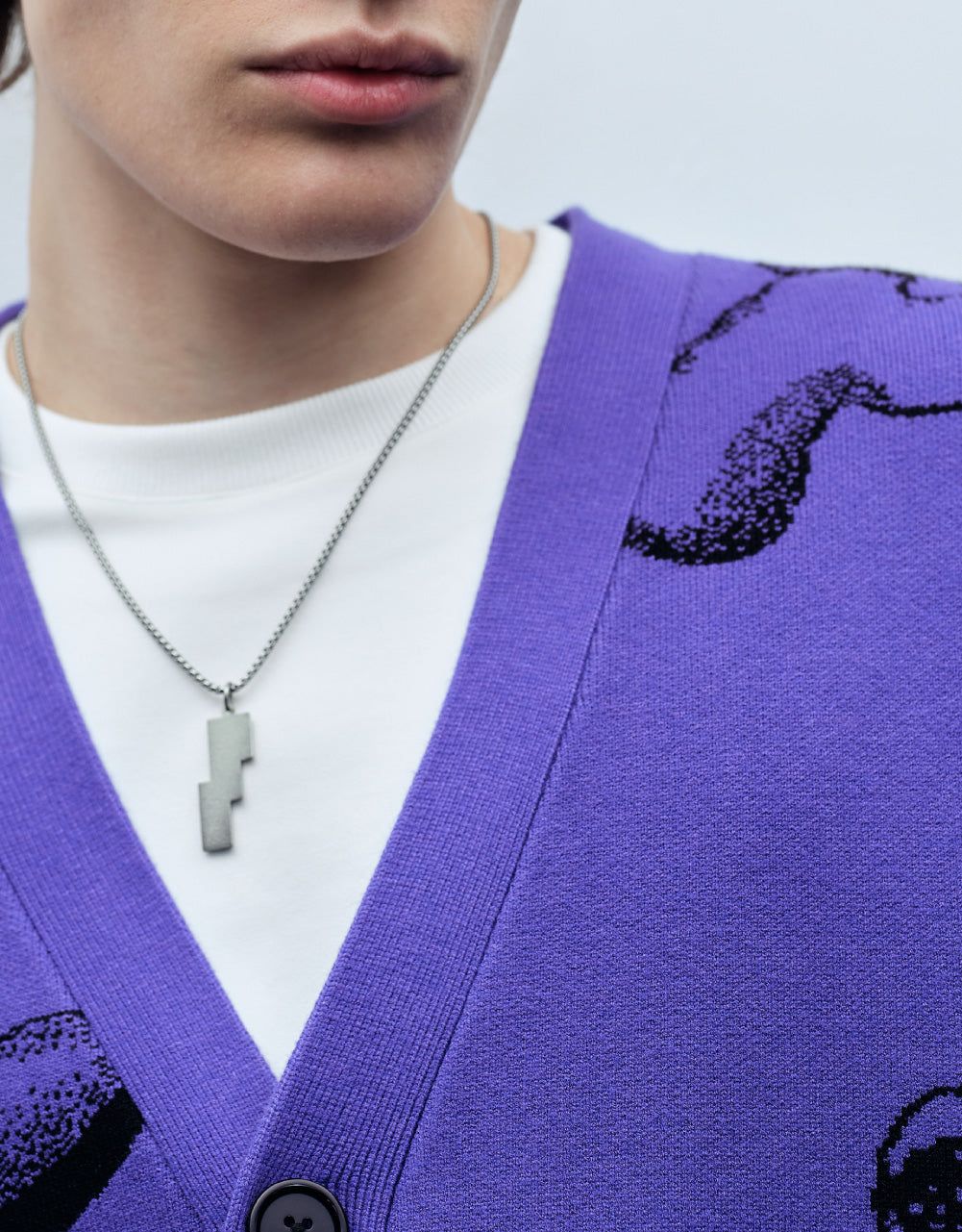 Bunny Print Knit Cardigan sold by Urban Revivo product image thumbnail 3